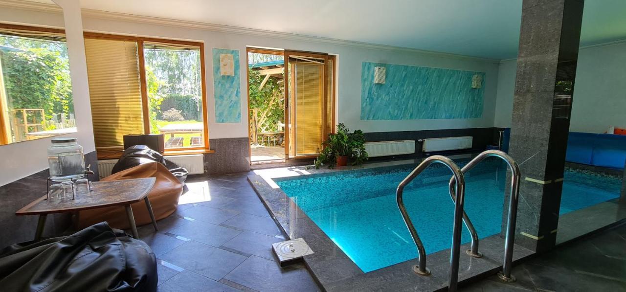 Spacious House With Indoor Pool & Sauna. Ādaži エクステリア 写真